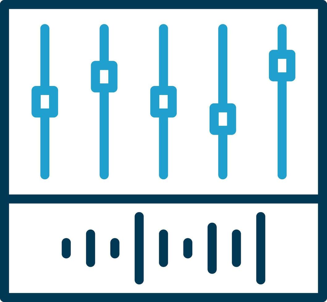 Equalizer Vector Icon Design