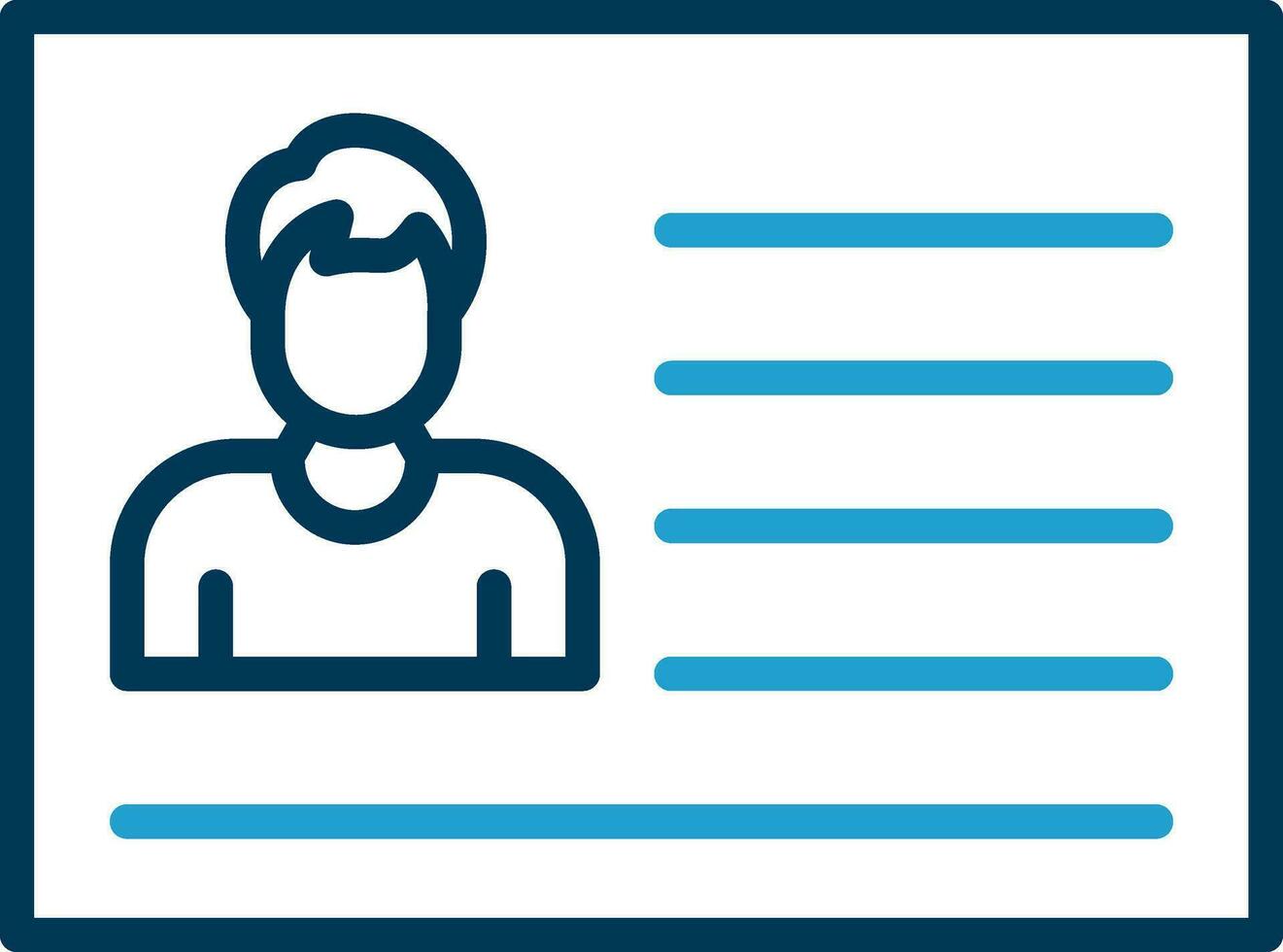 Identification Vector Icon Design
