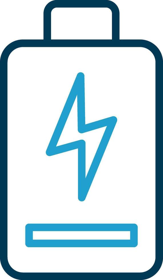 Battery charging Vector Icon Design