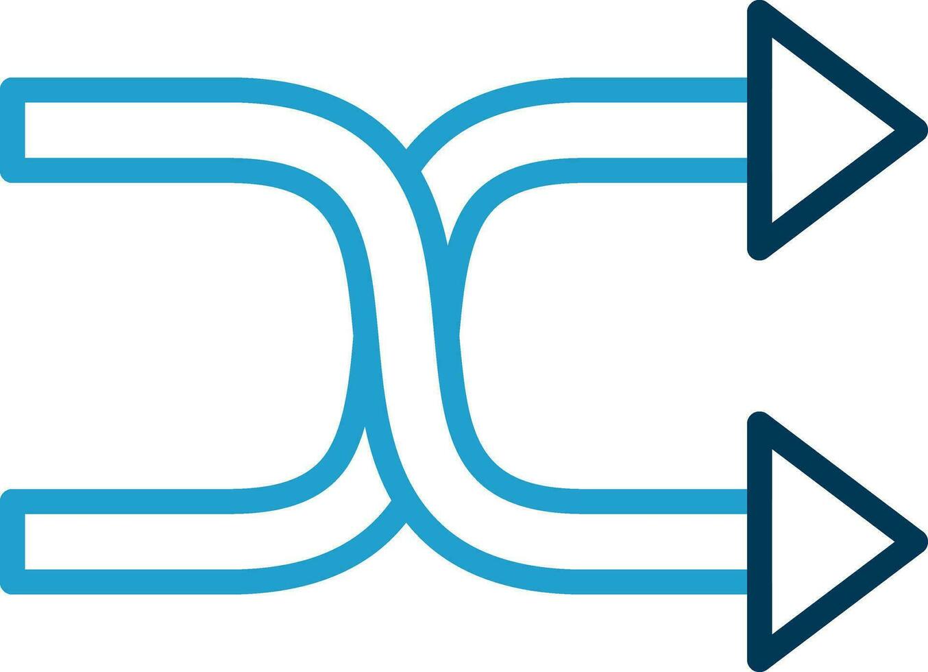 Shuffle Vector Icon Design