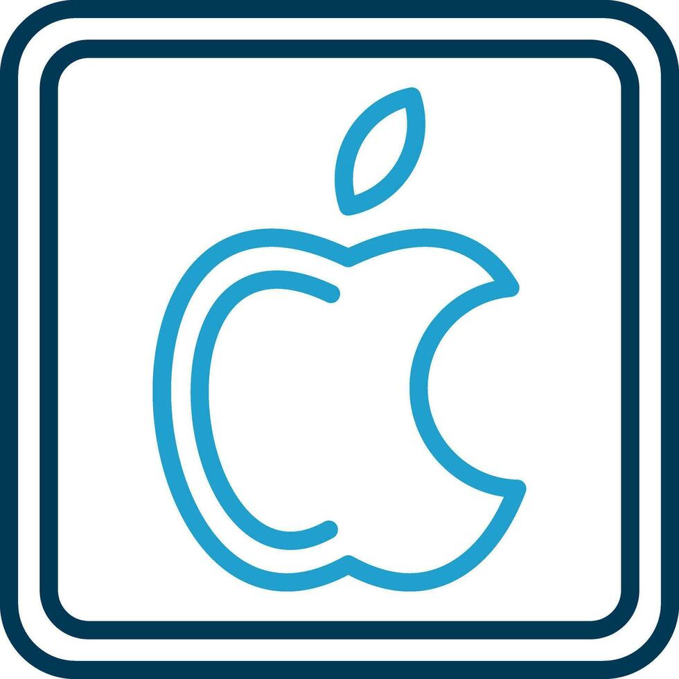 Apple Logo Vector Icon Design