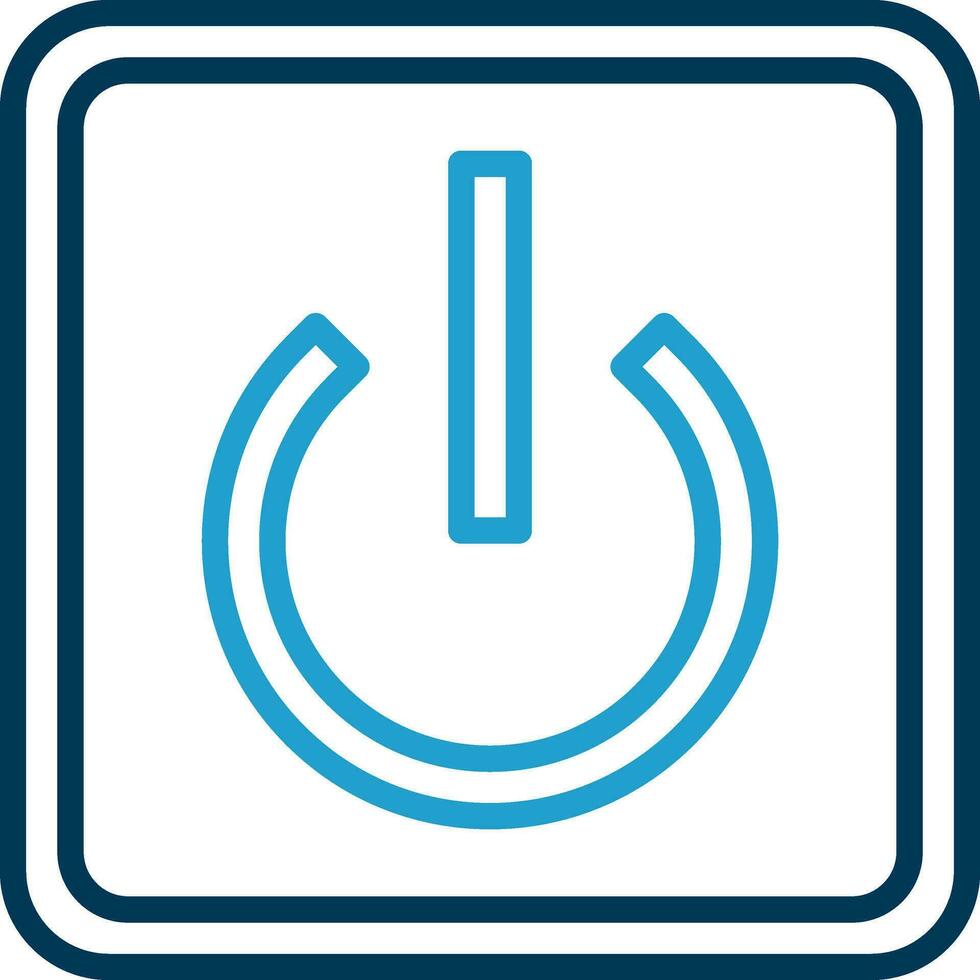 Power Button Off Vector Icon Design