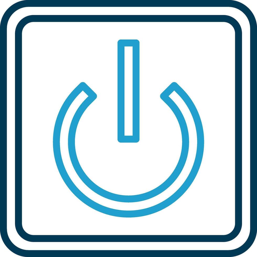 Power Button Off Vector Icon Design