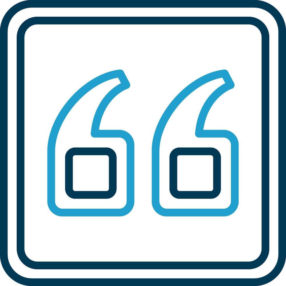 Quote Left Vector Icon Design