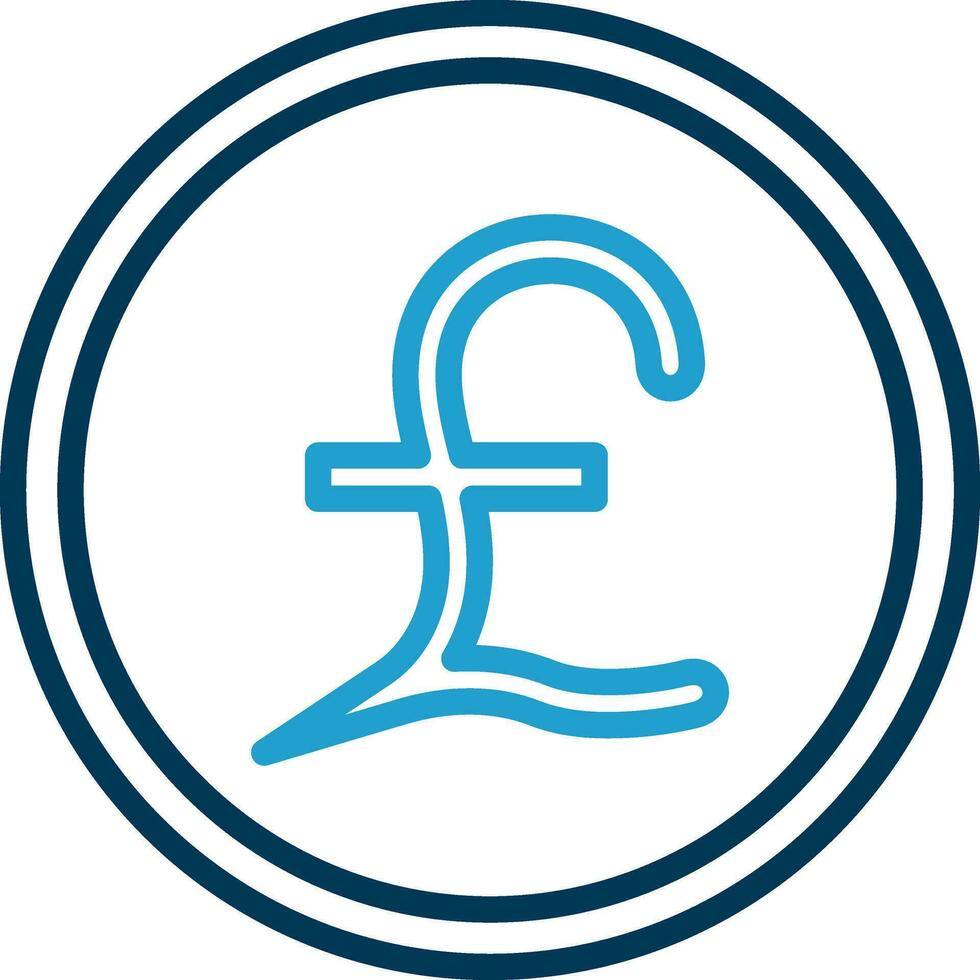 Pound Vector Icon Design