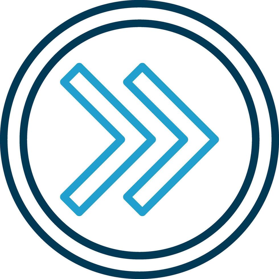 Right Chevron Vector Icon Design