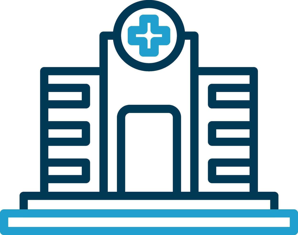 diseño de icono de vector de hospital