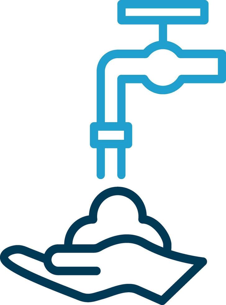 Hand wash Vector Icon Design
