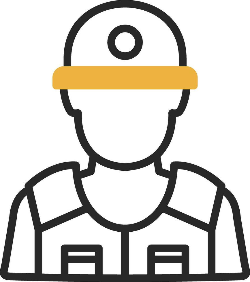 Riot police Vector Icon Design