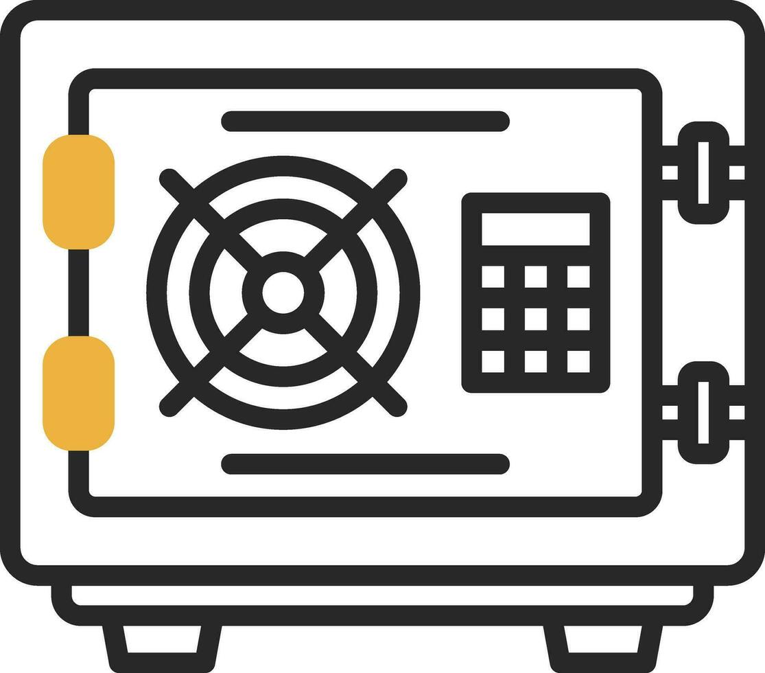 Safe box Vector Icon Design