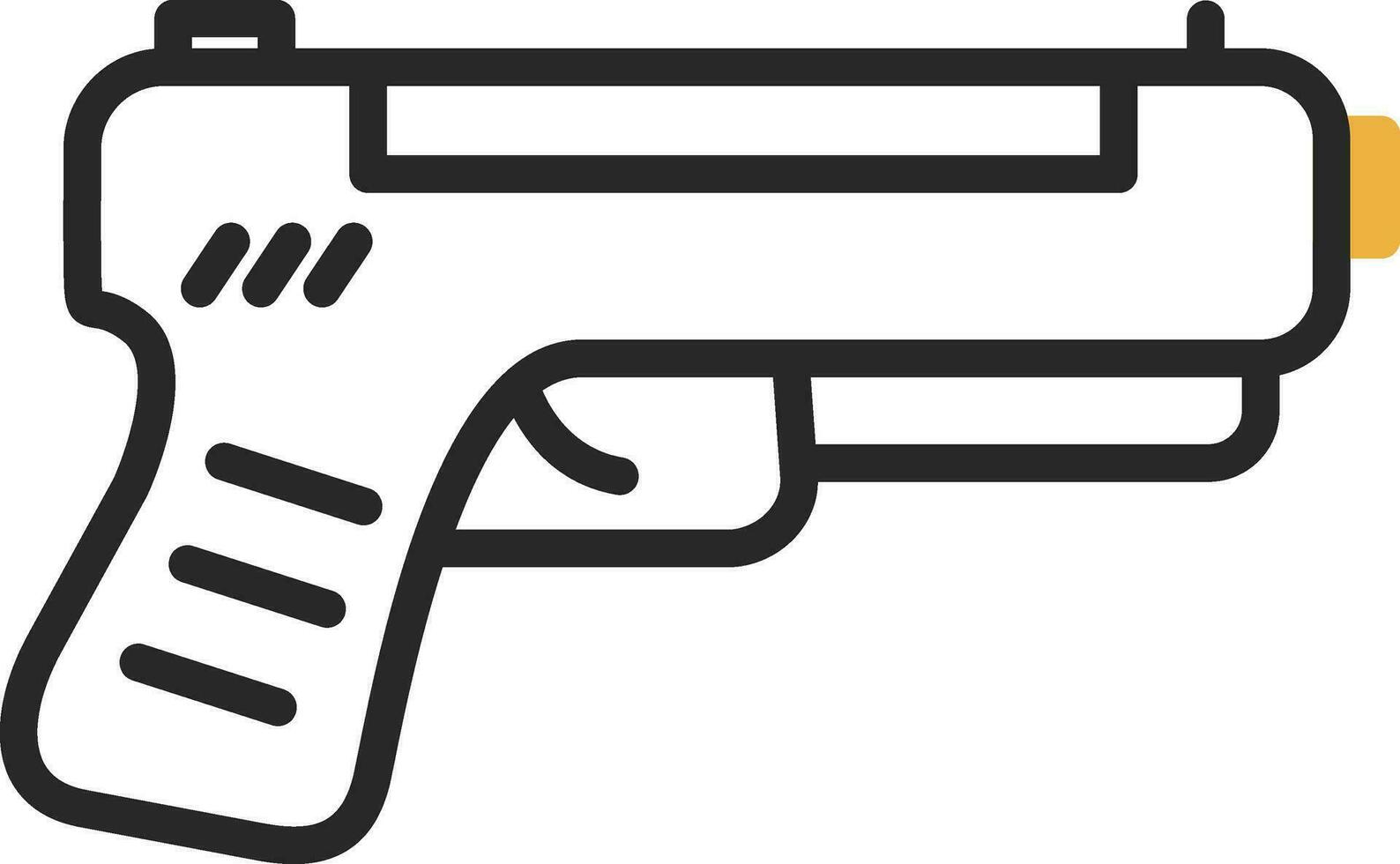 pistola vector icono diseño