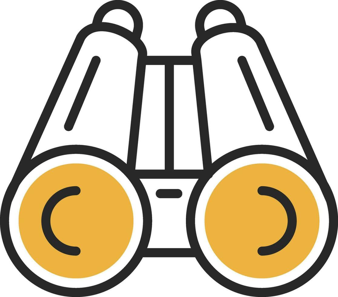 Binoculars Vector Icon Design