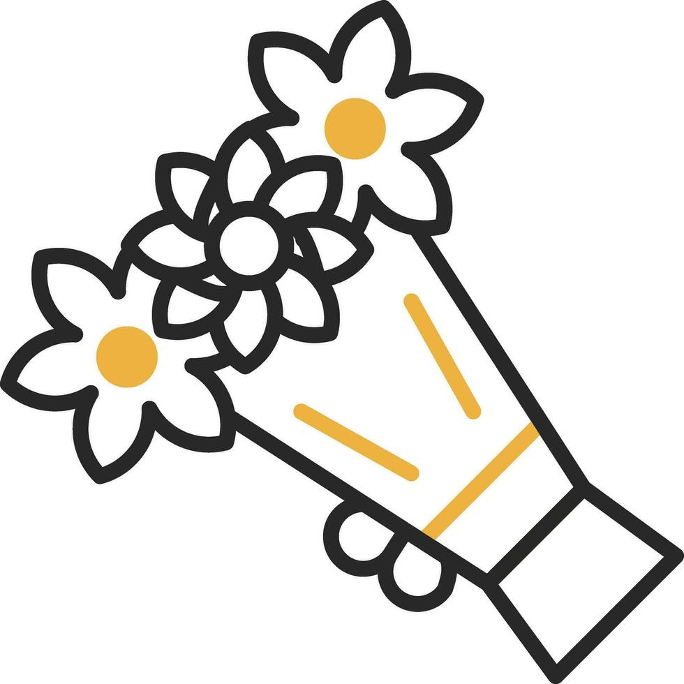 Bouquet Vector Icon Design