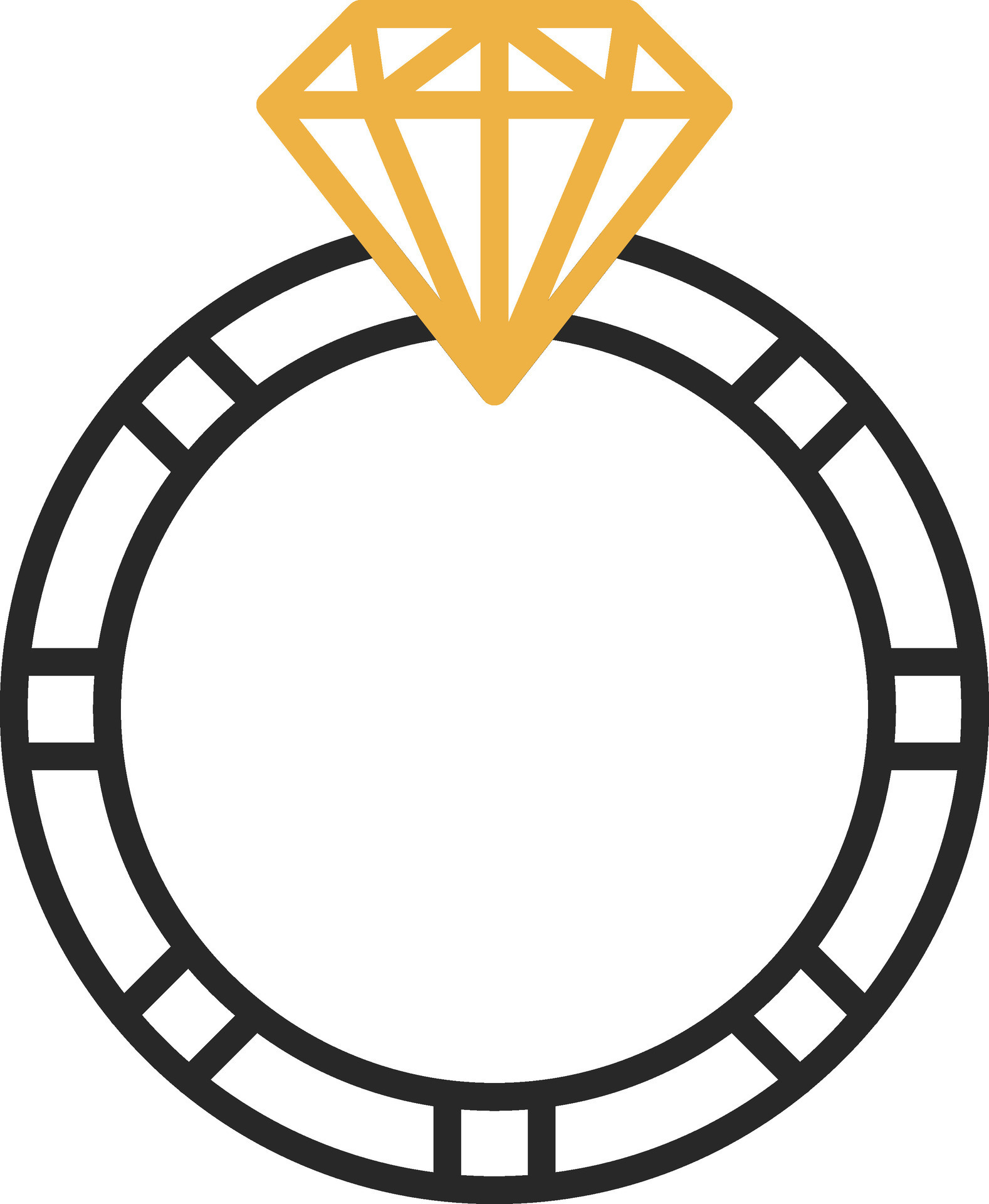 Diamond ring Vector Icon Design 26007704 Vector Art at Vecteezy