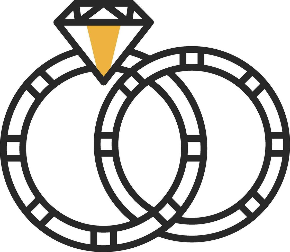 diseño de icono de vector de anillo