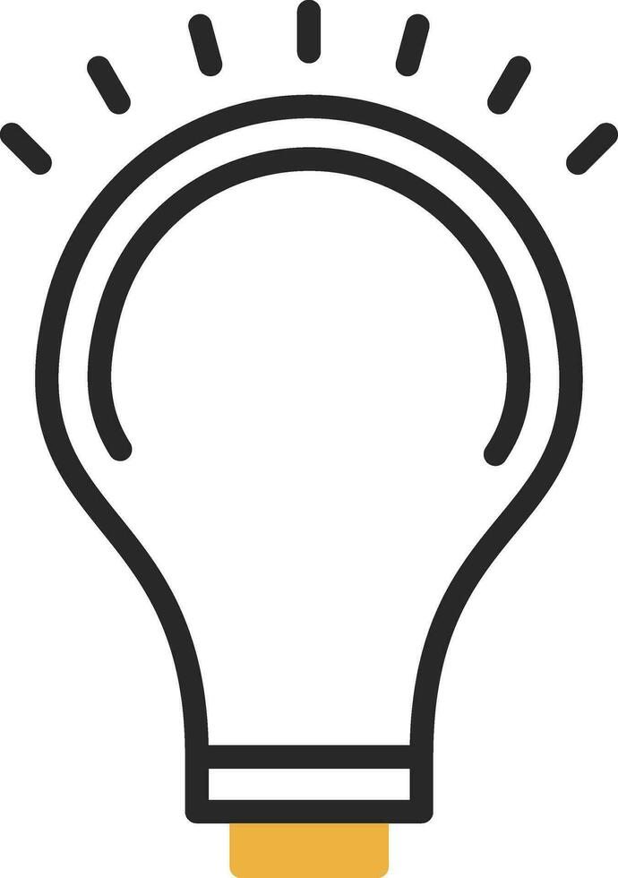 Light Bulb Vector Icon Design
