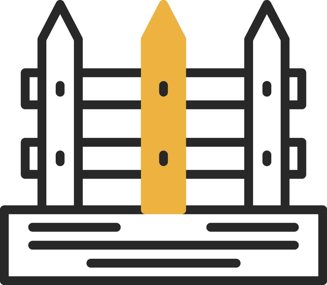 Fence Vector Icon Design