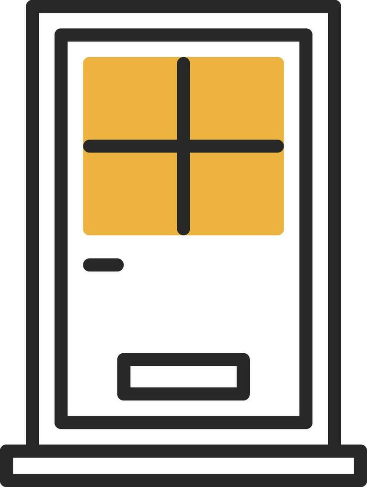 Front Door Vector Icon Design
