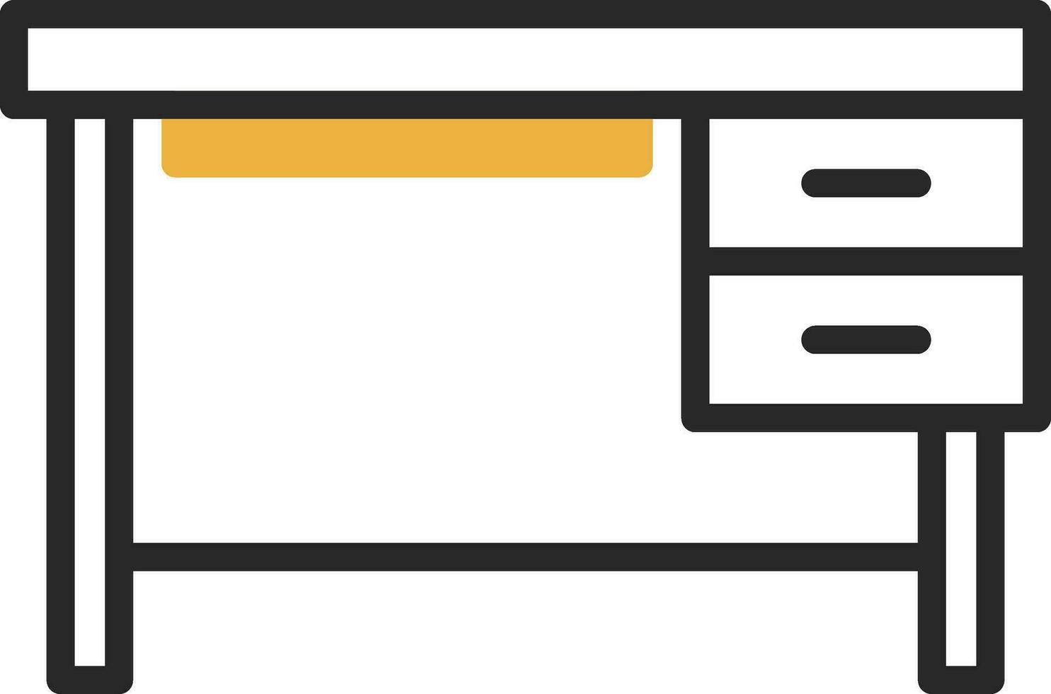Pc Table Vector Icon Design