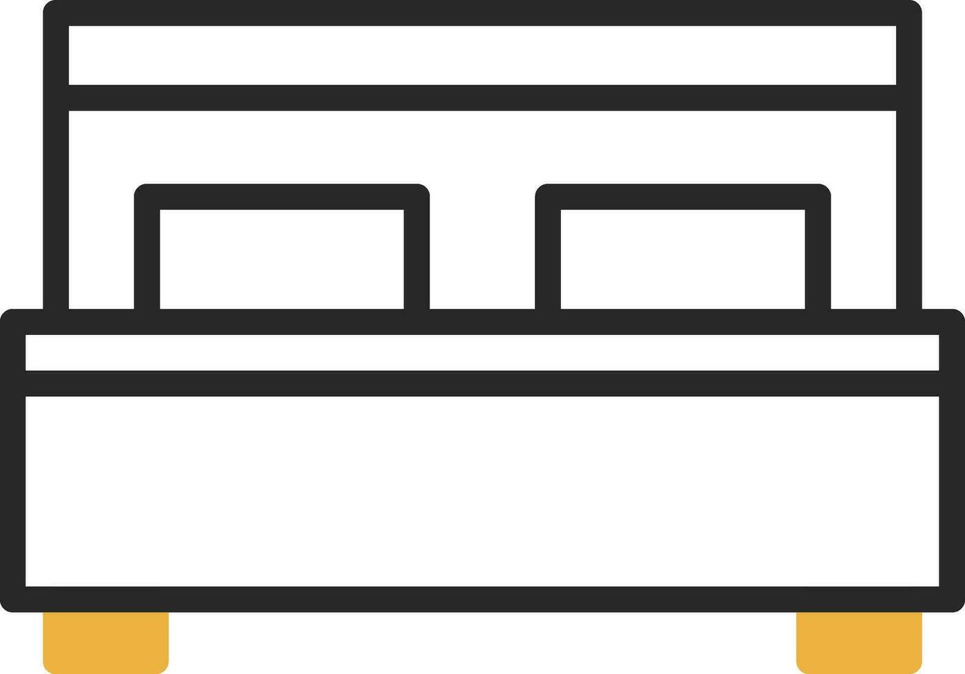 Bed Vector Icon Design