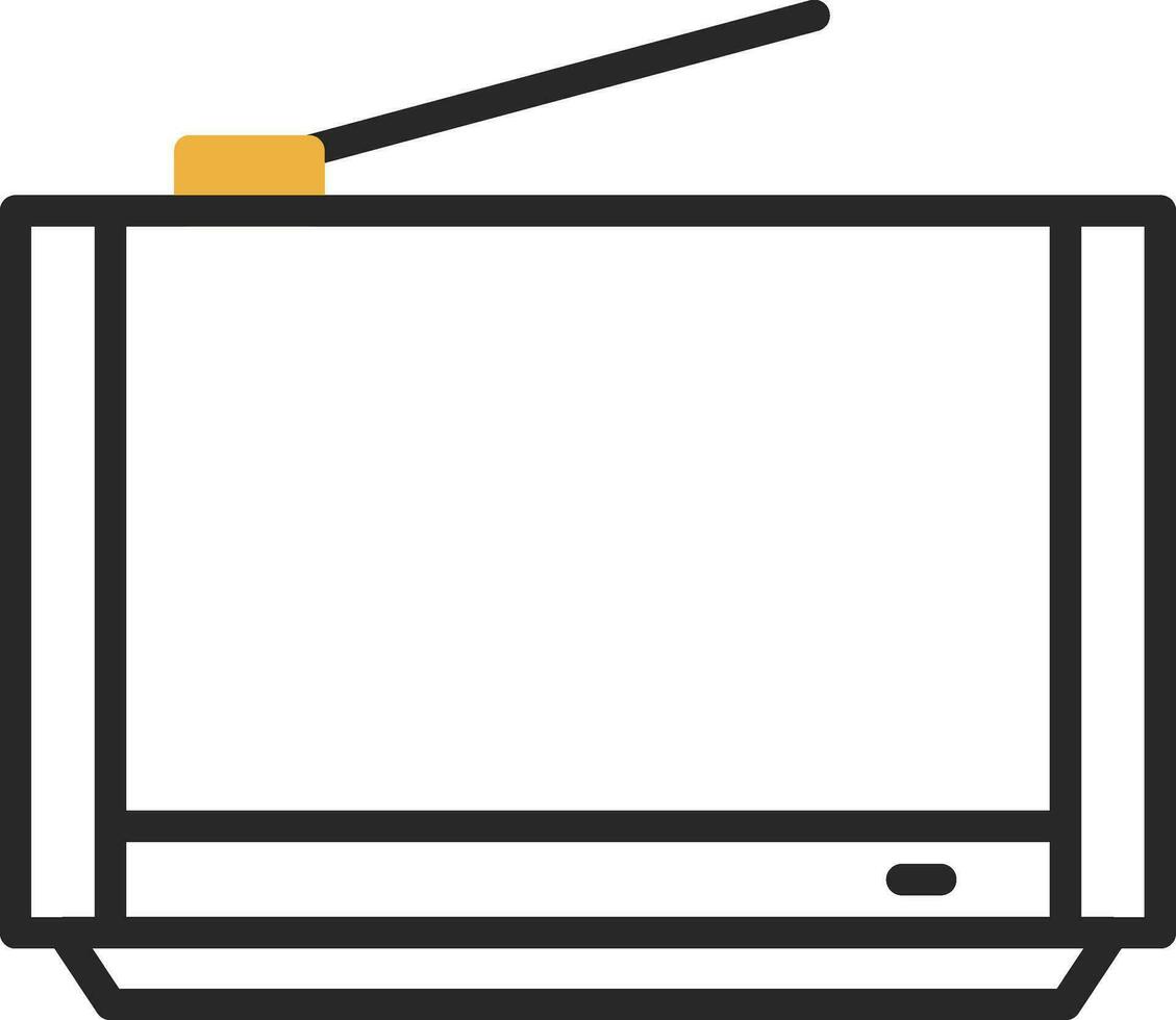 diseño de icono de vector de televisión