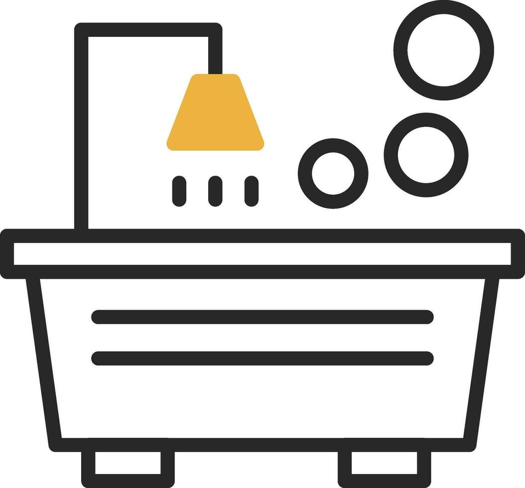 Tub Vector Icon Design