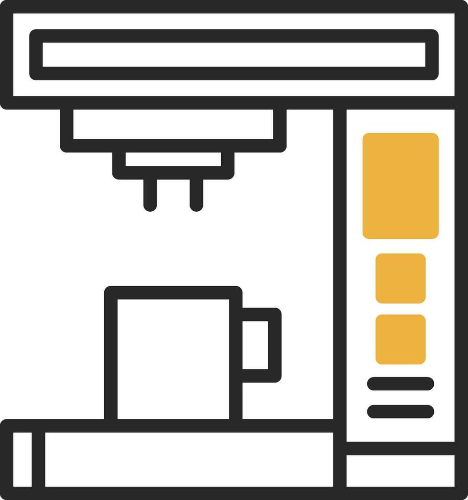 Coffee Machine Vector Icon Design