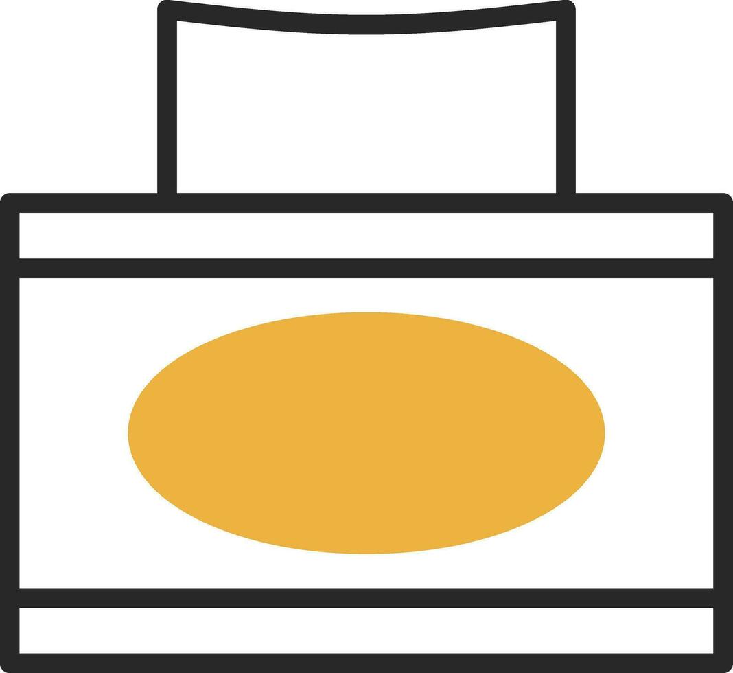 Tissue box Vector Icon Design