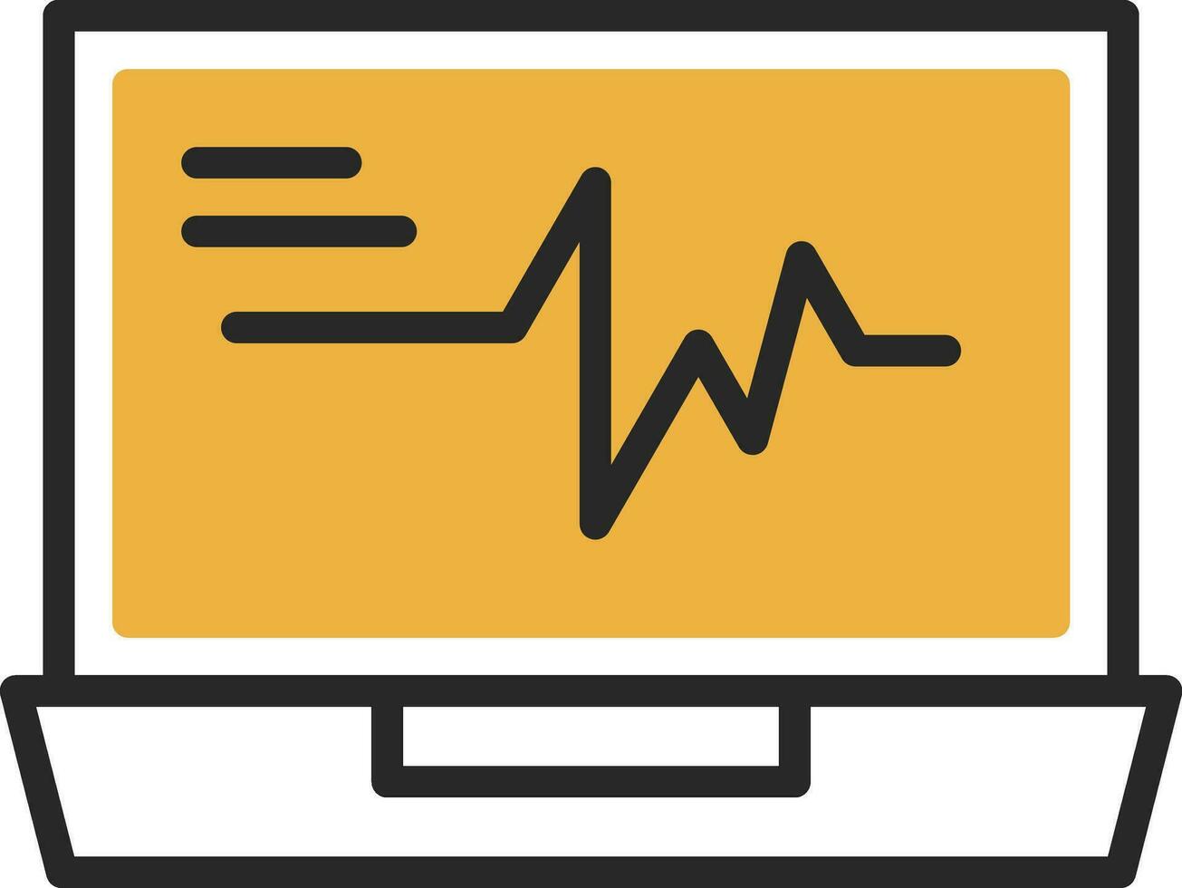 Ecg Vector Icon Design