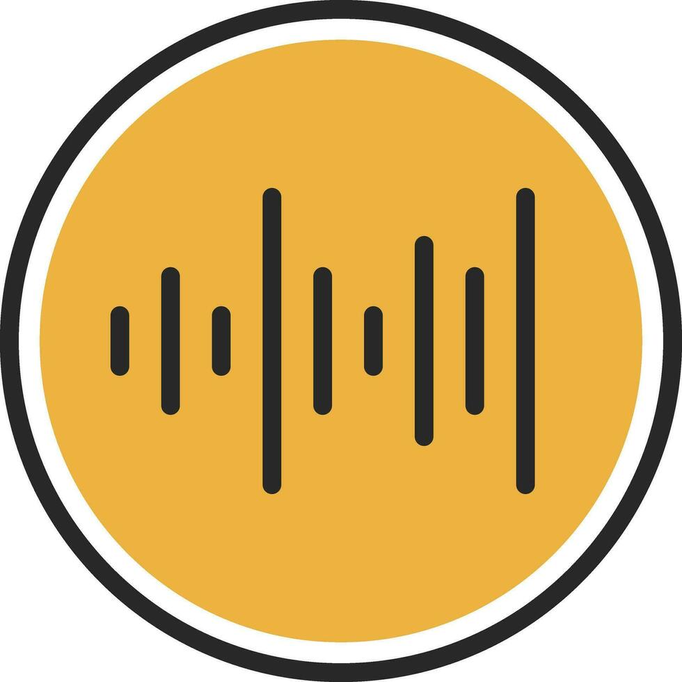 Sound waves Vector Icon Design