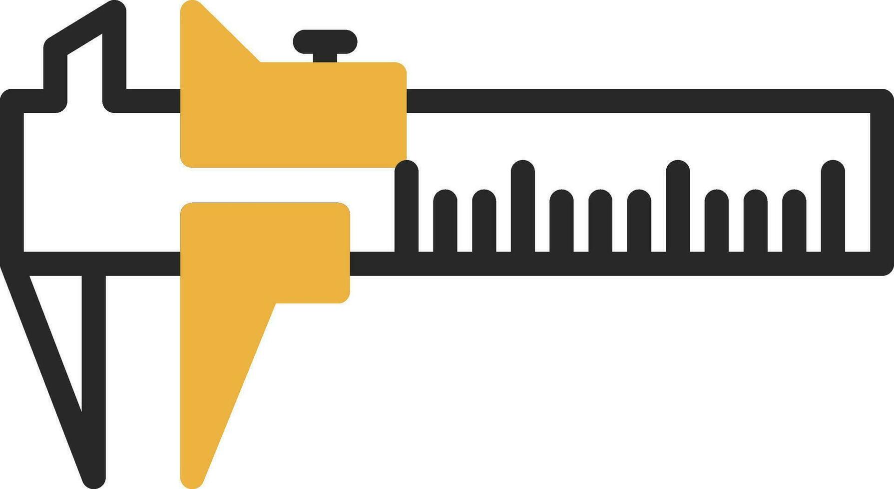 Caliper Vector Icon Design