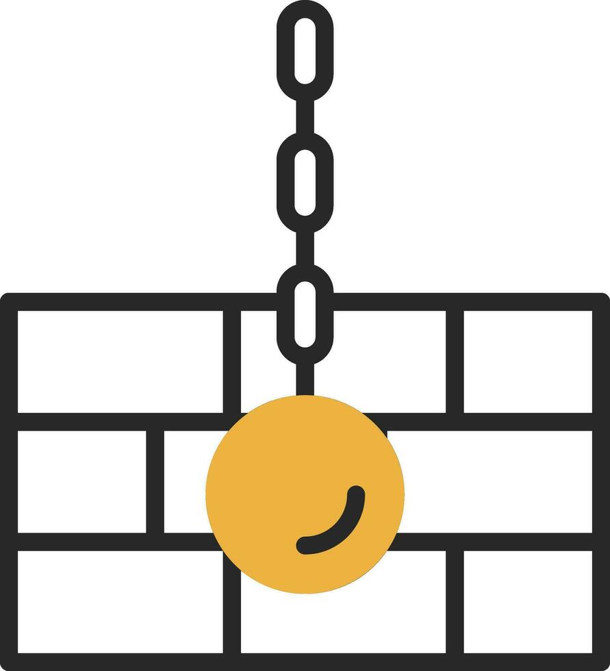 Wrecking ball Vector Icon Design