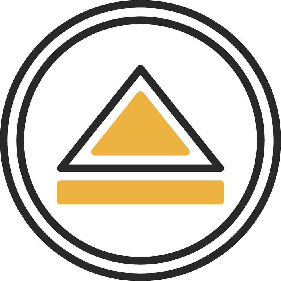 Eject Vector Icon Design