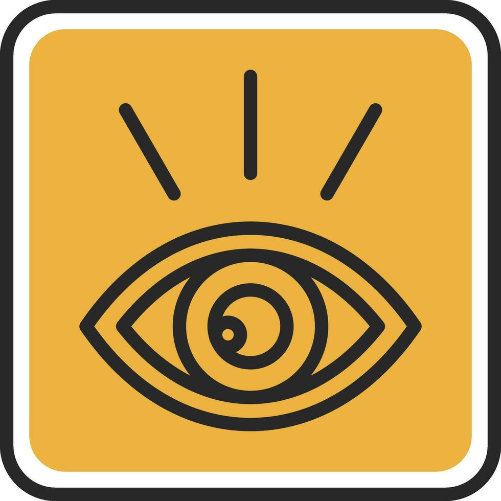 Eye Open Vector Icon Design
