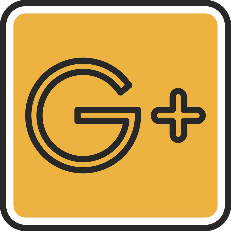 Google Plus Vector Icon Design