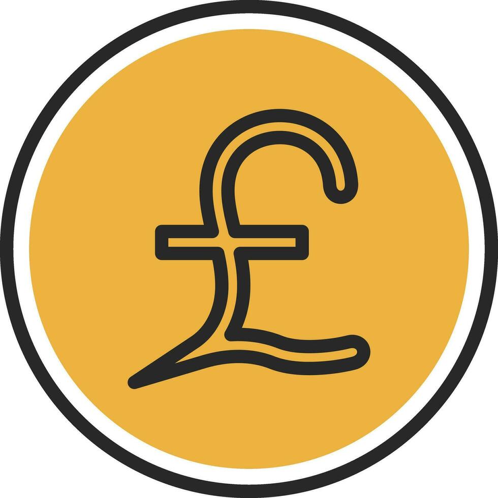Pound Vector Icon Design