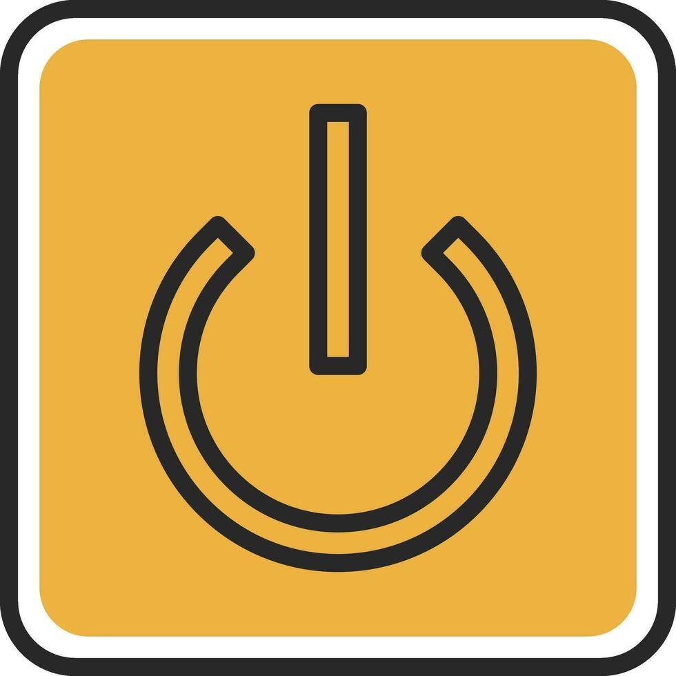 Power Button Off Vector Icon Design