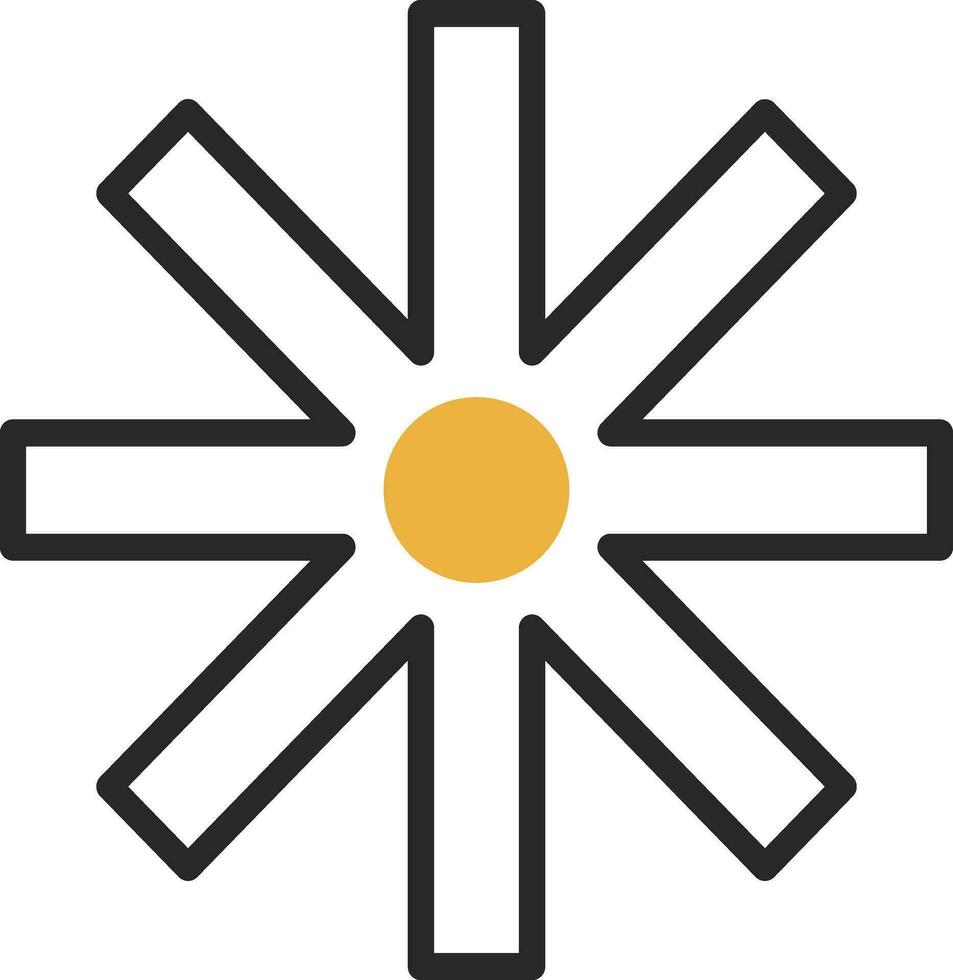 Asterisk Vector Icon Design