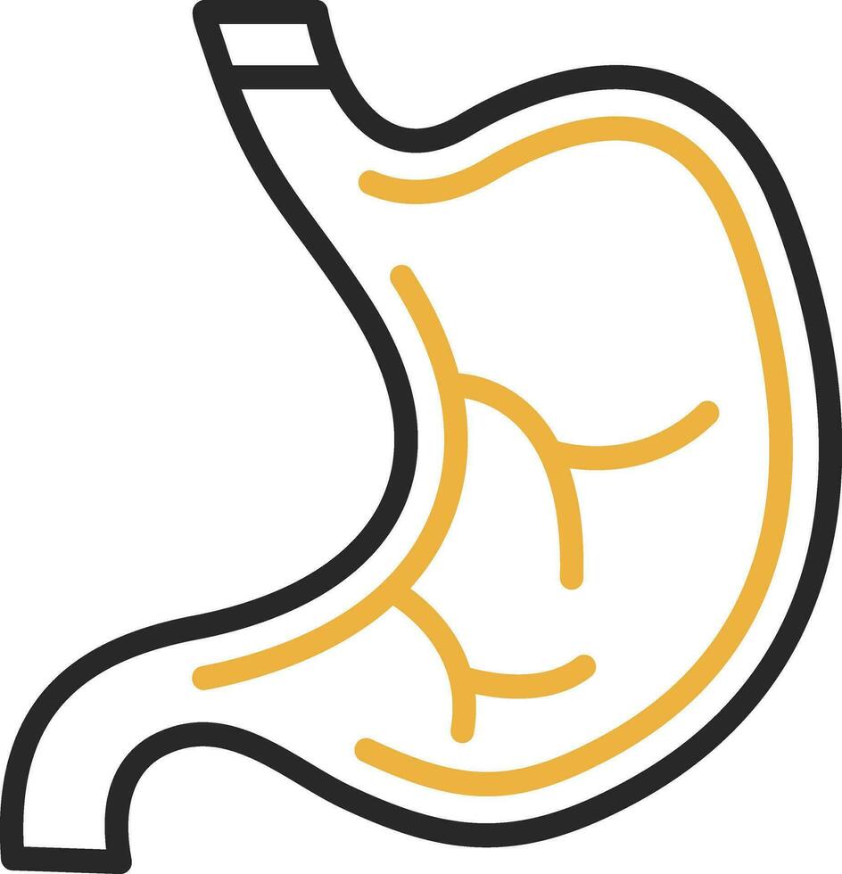 Stomach Vector Icon Design