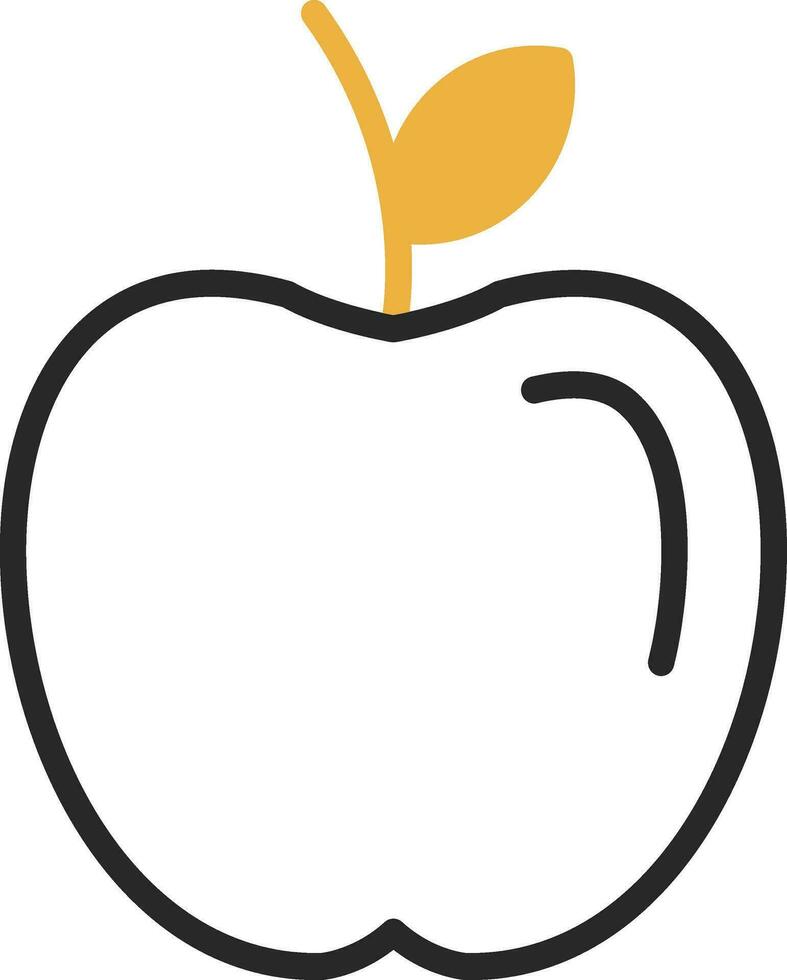 manzana Fruta vector icono diseño