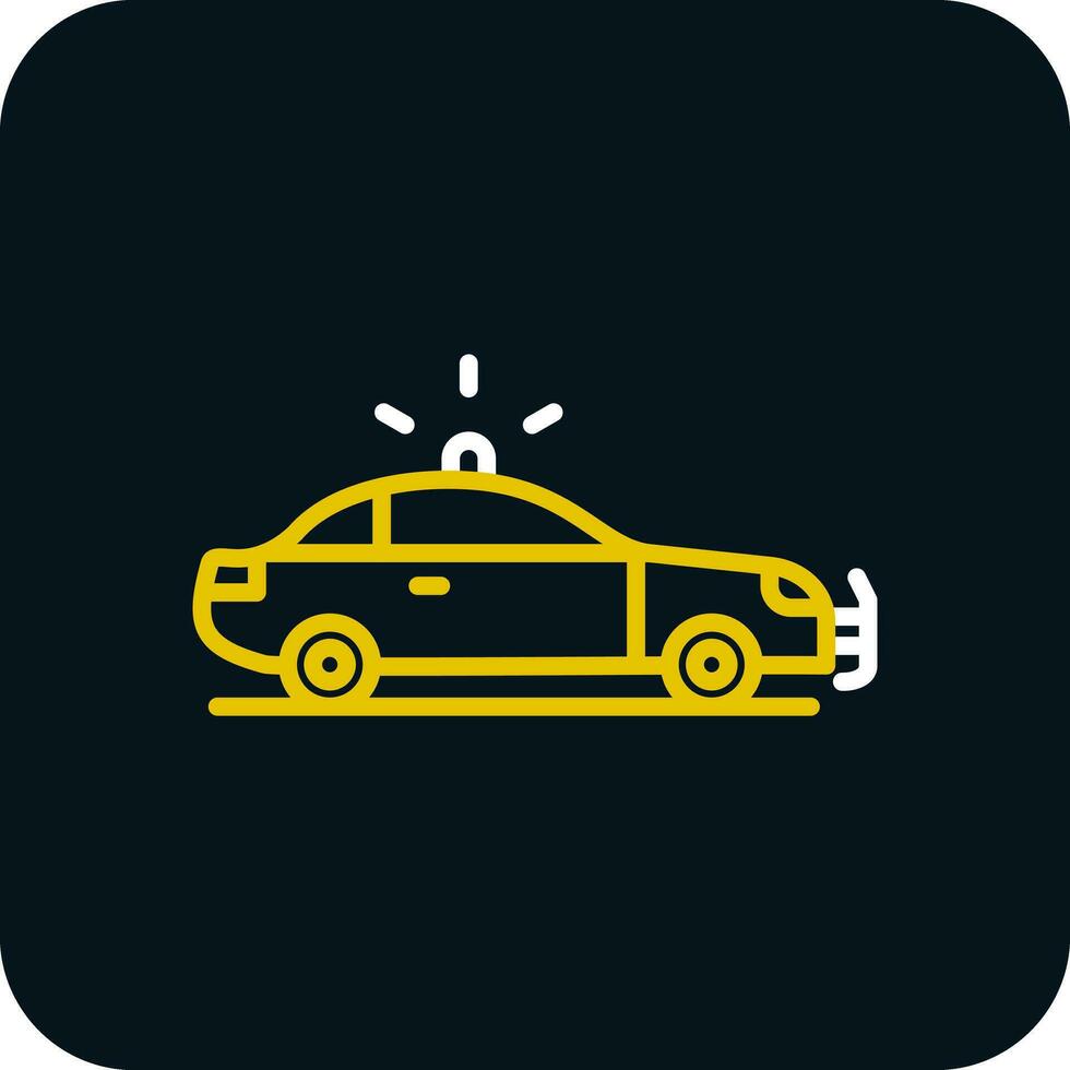 Police car Vector Icon Design