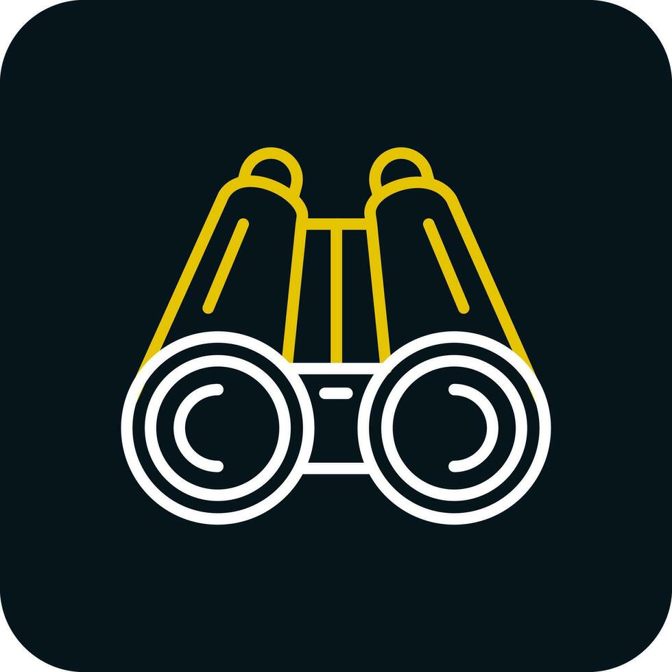 Binoculars Vector Icon Design