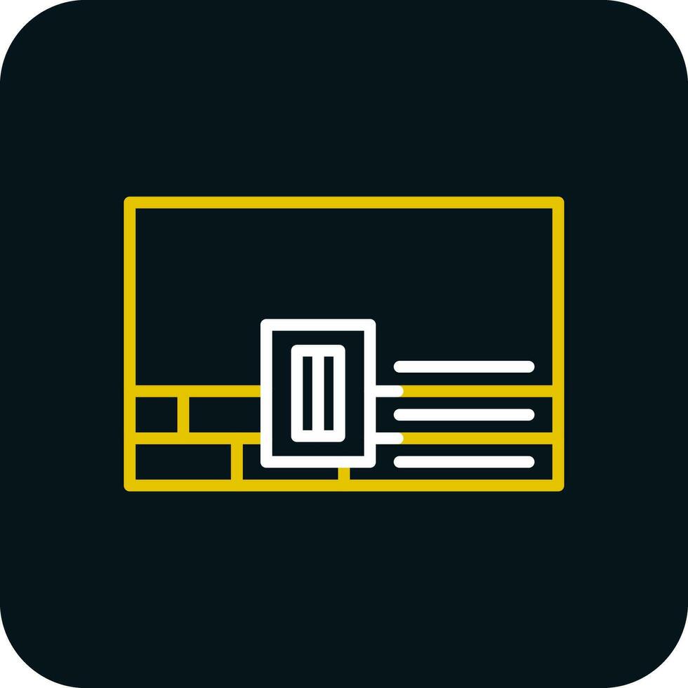 Wall Plastering Vector Icon Design