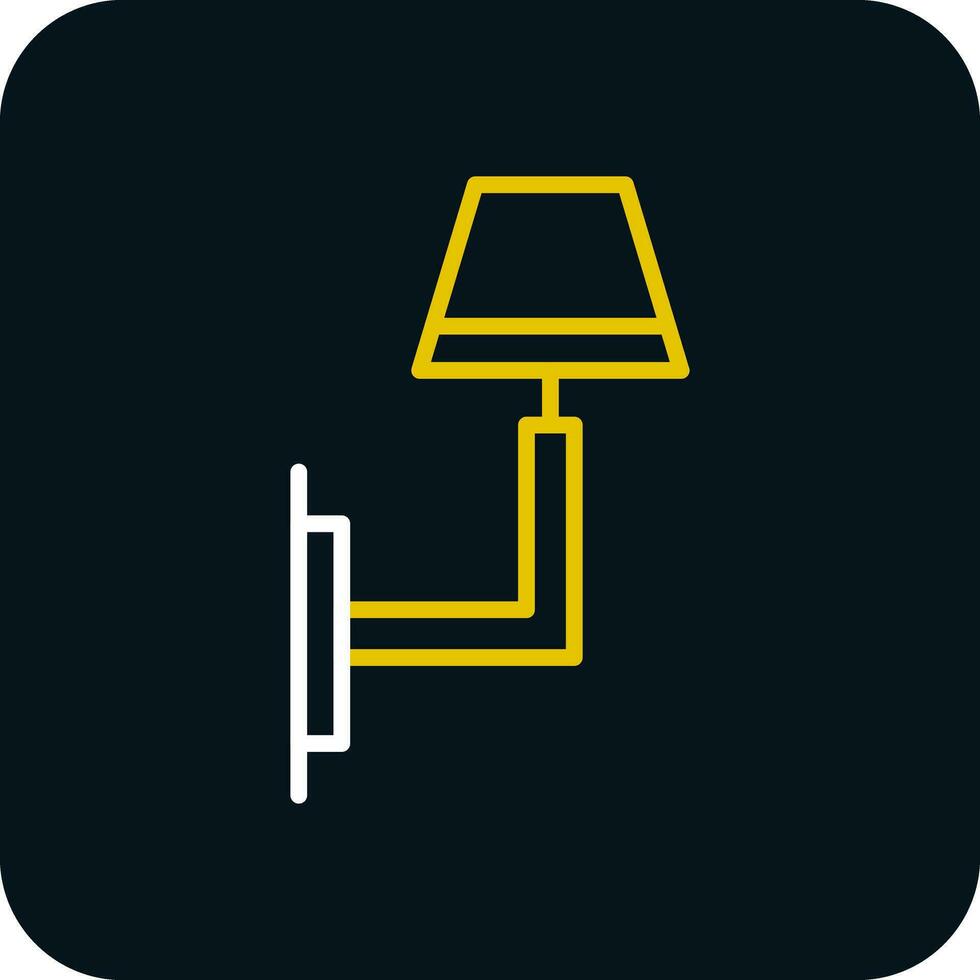 Wall Light Vector Icon Design