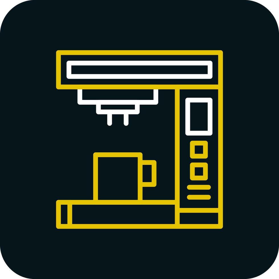 Coffee Machine Vector Icon Design