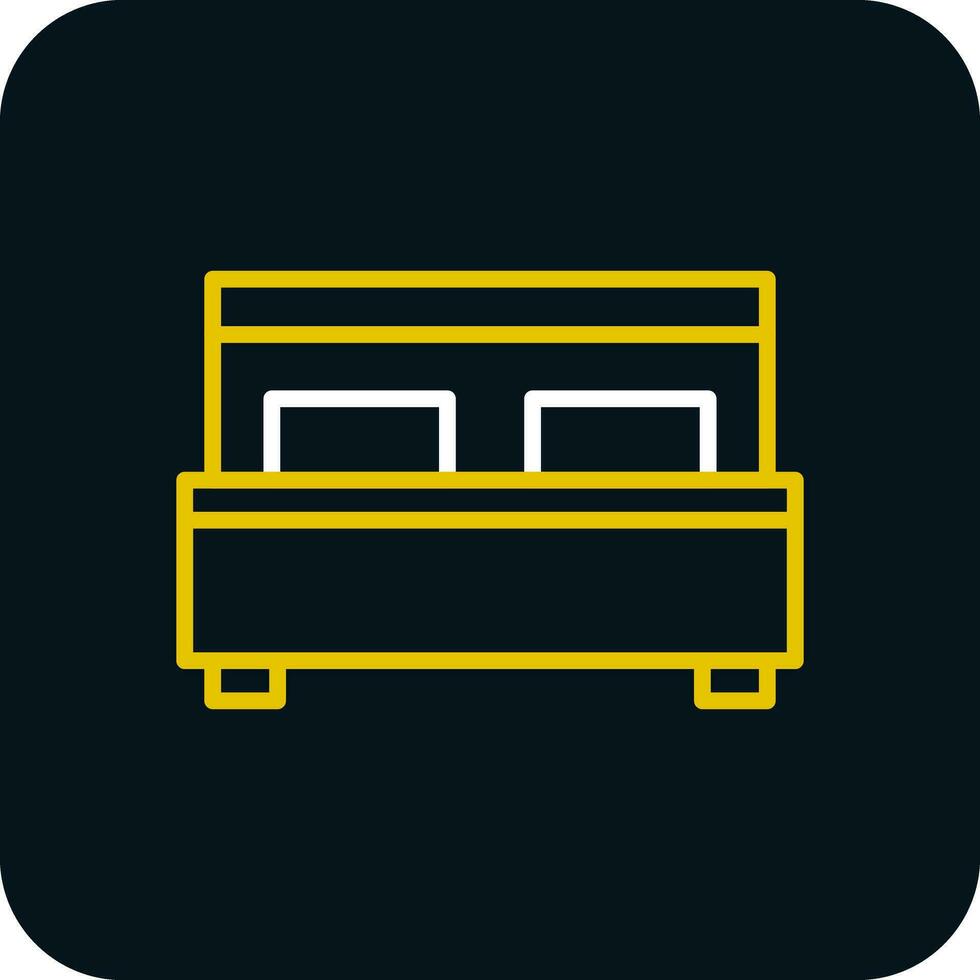Bed Vector Icon Design