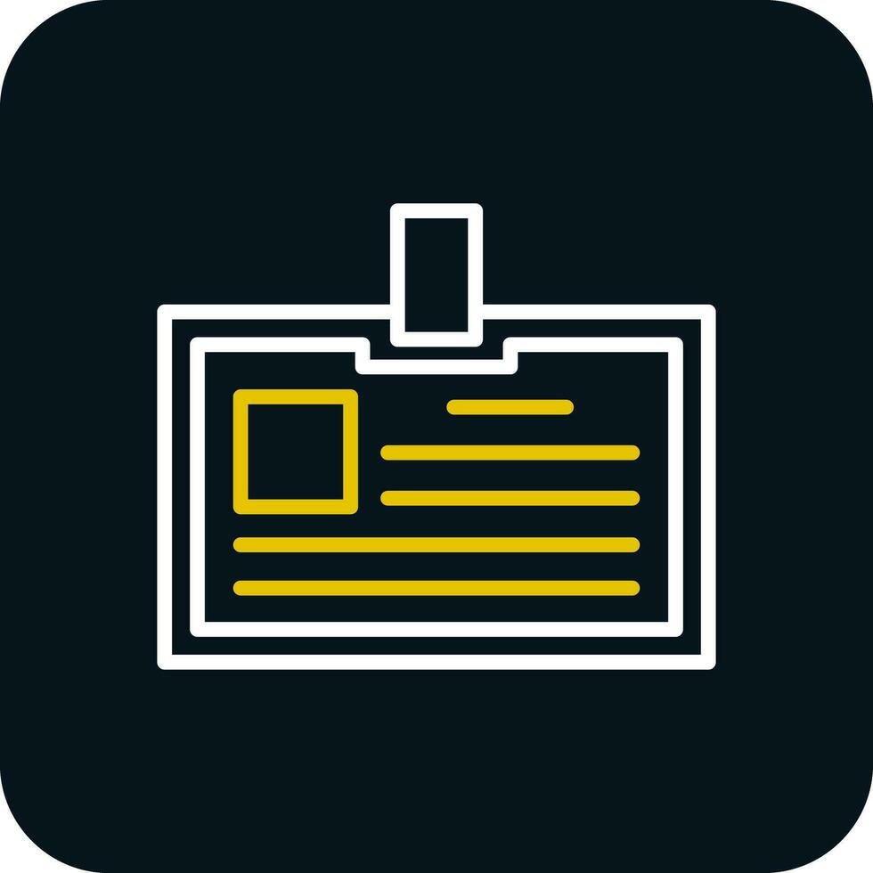 Identification card Vector Icon Design