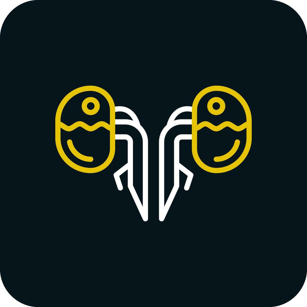Kidneys Vector Icon Design