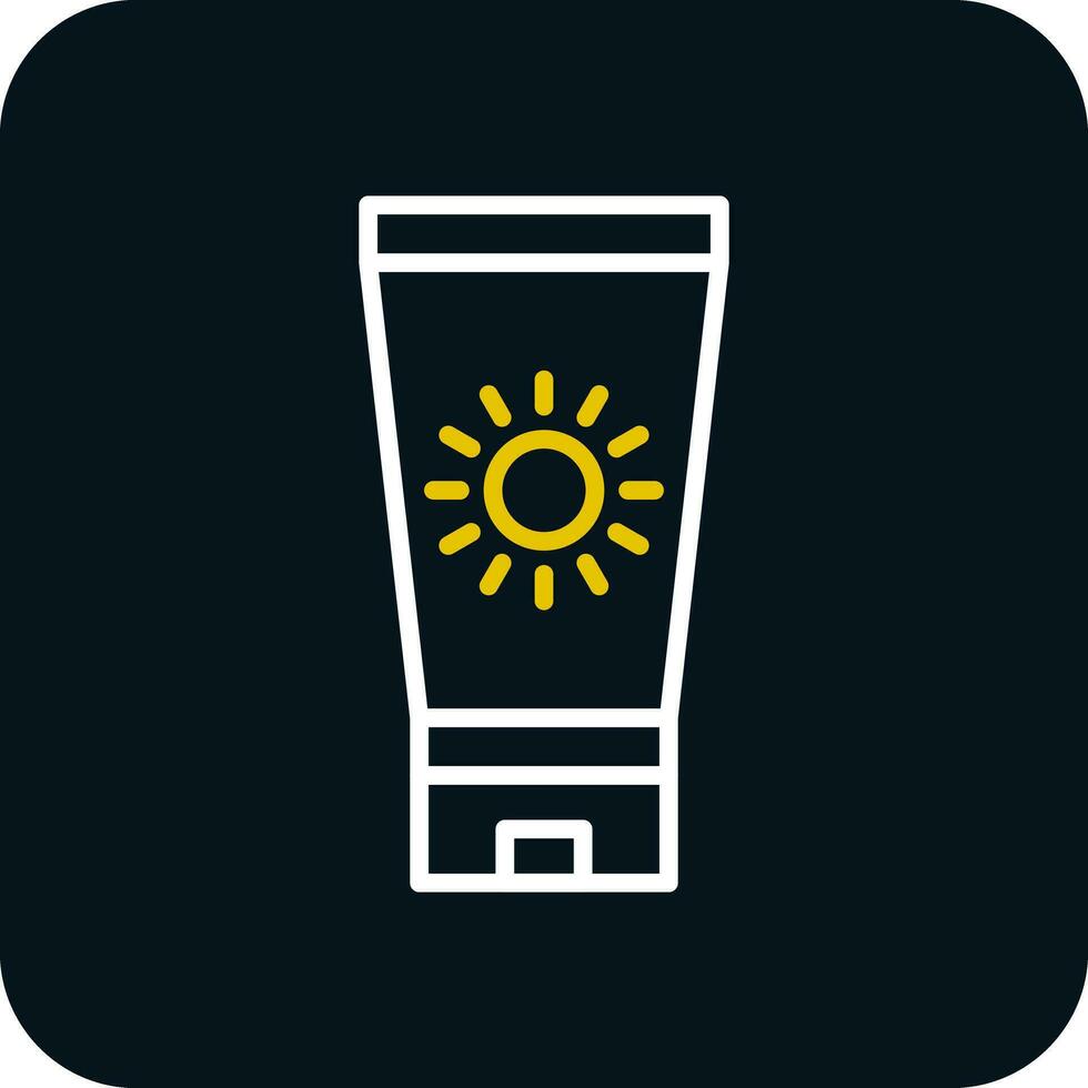 Sun block Vector Icon Design