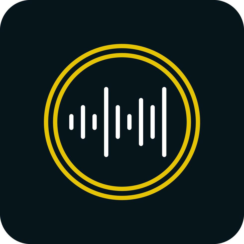Sound waves Vector Icon Design